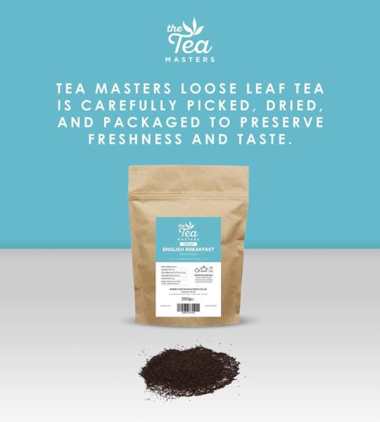 The Tea Masters Loose Leaf Tea - Decaf English Breakfast - Fannings (1x1kg) photo 6