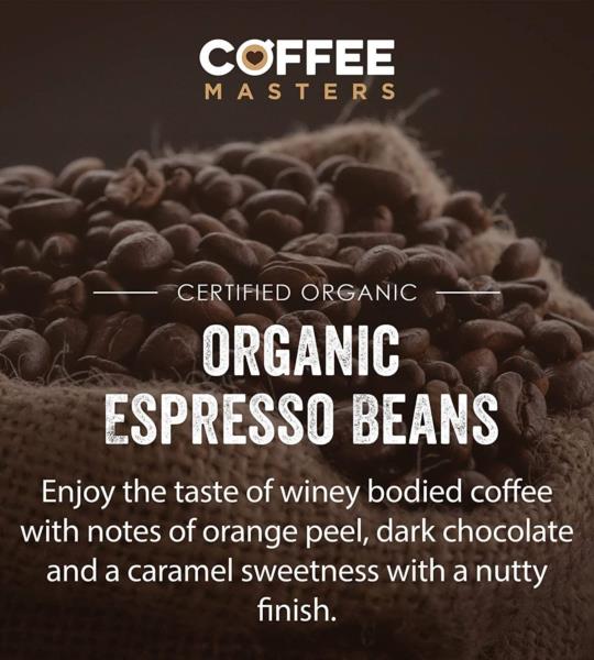 Coffee Masters - Colombian Organic Fairtrade Coffee Beans (1x200g) photo 2