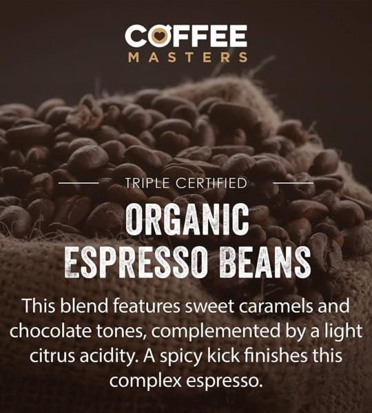 Coffee Masters - Triple Certified Organic Blend Coffee Beans (4x1kg) photo 11
