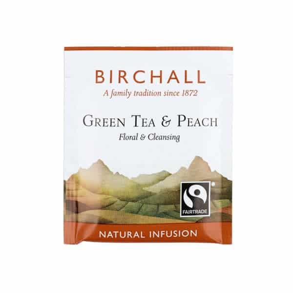 Birchall Enveloped Tea Bags - Green Tea & Peach 1 x 25 photo 2