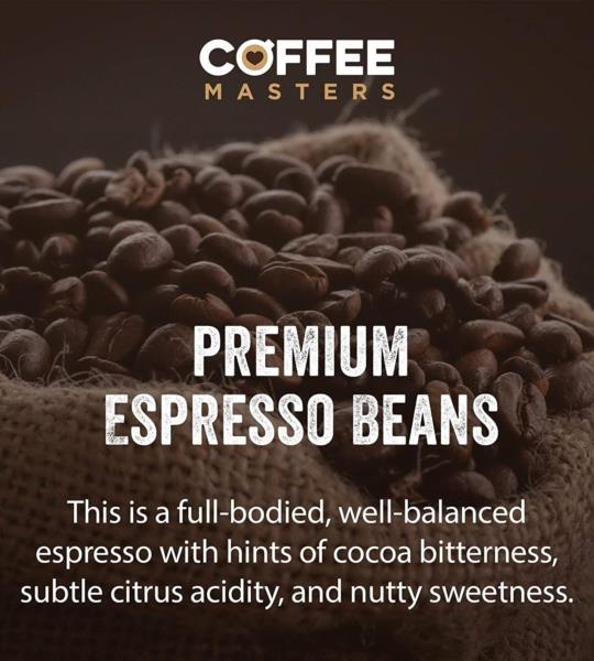 Coffee Masters - Super Crema Blend Coffee Beans (1x250g) photo 9