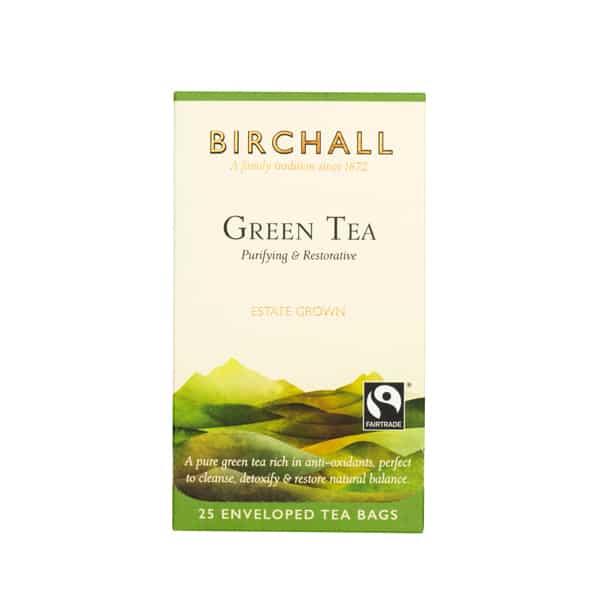 Birchall Enveloped Tea Bags - Green Tea - 1 x 25