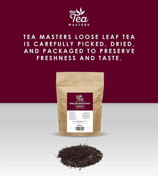 The Tea Masters Loose Leaf Tea - Breakfast Tea - Premium (1x250g) photo 13