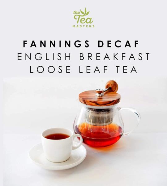 The Tea Masters Loose Leaf Tea - Decaf English Breakfast - Fannings (1x250g) photo 12
