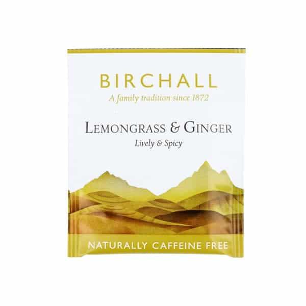 Birchall Enveloped Tea Bags - Lemongrass & Ginger - 1 x 25 photo 2