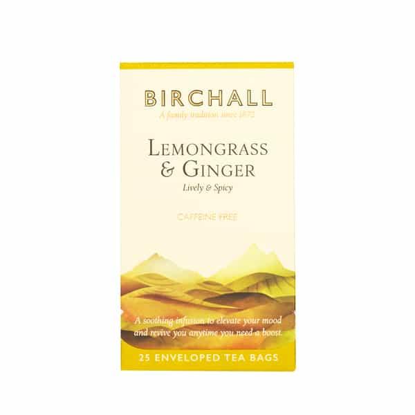 Birchall Enveloped Tea Bags - Lemongrass & Ginger - 1 x 25 photo 1