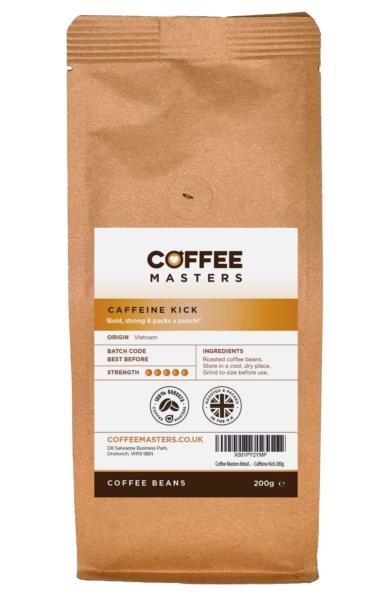 Coffee Masters - Caffeine Kick Coffee Beans (1x200g) photo 1