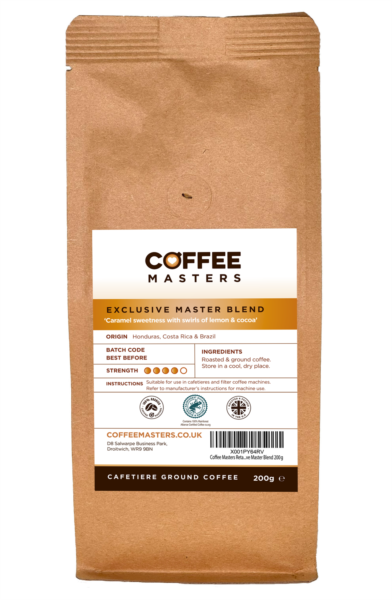 Coffee Masters - Exclusive Master Blend Cafetiere Ground Coffee (1x200g) photo 1