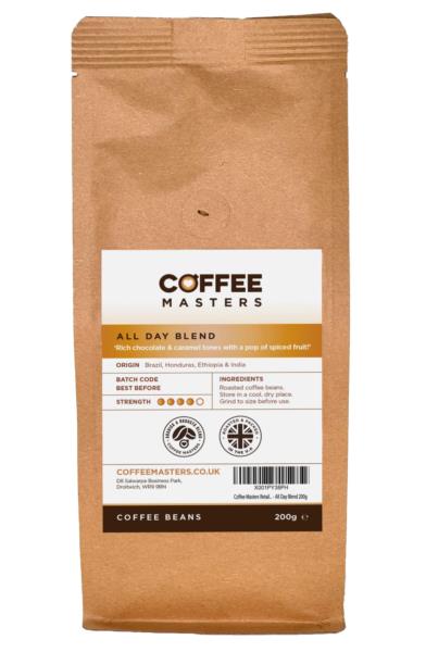 Coffee Masters - All Day Blend Coffee Beans (1x200g) photo 1