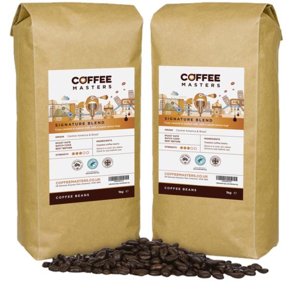 Coffee Masters - Signature Blend Coffee Beans (2x1kg) photo 1