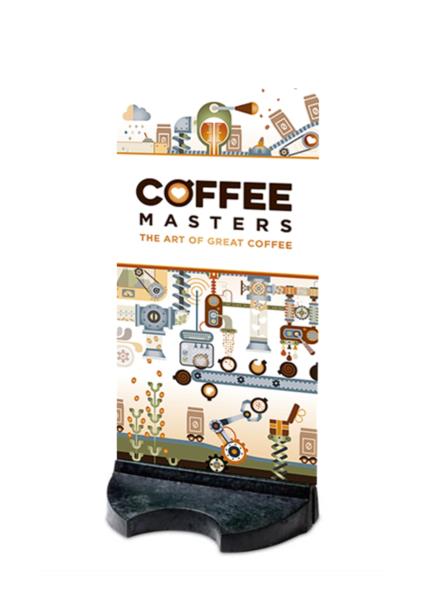 Coffee Masters Branded Pavement Sign
