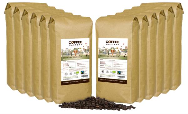 Coffee Masters - Colombian Cold Brew Ground Coffee (12x500g)