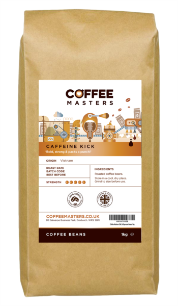 Coffee Masters - Caffeine Kick Coffee Beans (1x1kg)