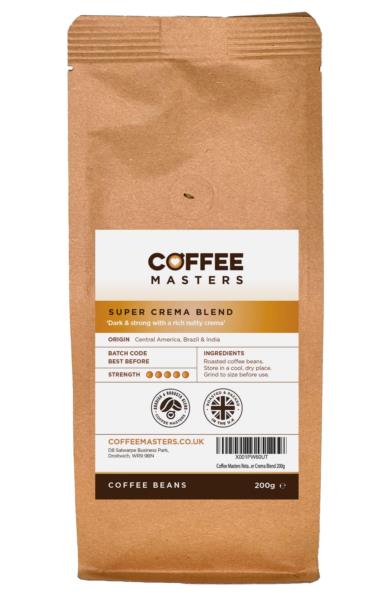 Coffee Masters - Super Crema Blend Coffee Beans (1x200g) photo 1