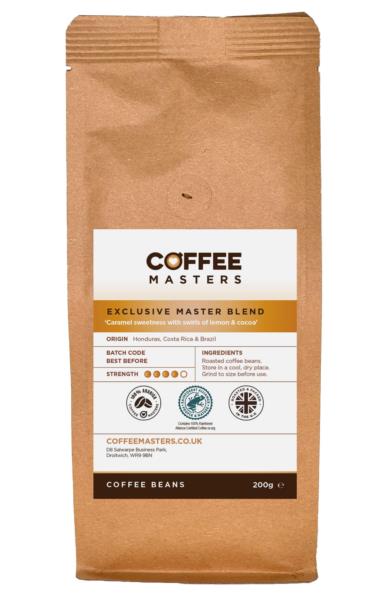 Coffee Masters - Exclusive Master Blend Coffee Beans (1x200g)