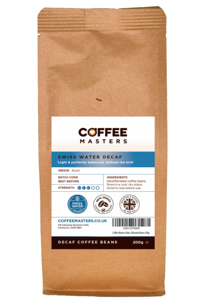 Coffee Masters - Swiss Water Decaf Coffee Beans (1x200g)