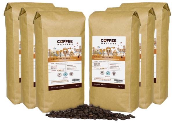 Coffee Masters - Signature Blend Coffee Beans (6x1kg)