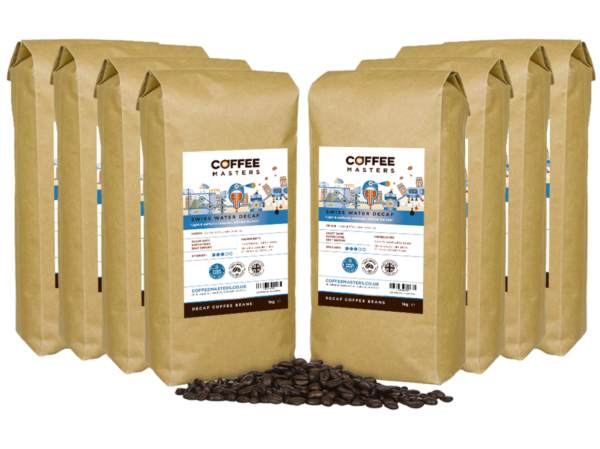 Coffee Masters - Swiss Water Decaf Coffee Beans (8x1kg)
