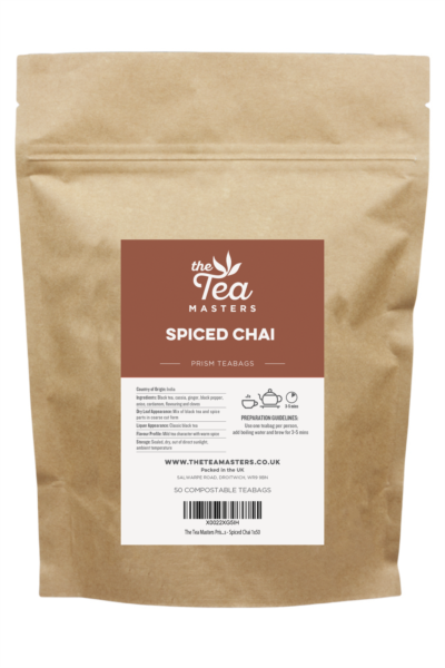 The Tea Masters Prism Teabags - Spiced Chai