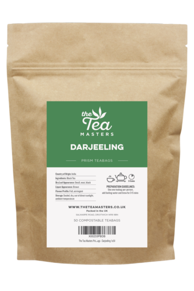 The Tea Masters Prism Teabags - Darjeeling