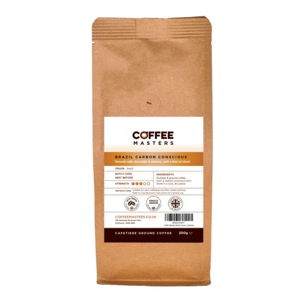 Coffee Masters - Brazil (Carbon Conscious) - Retail Ground Cafetiere photo 1