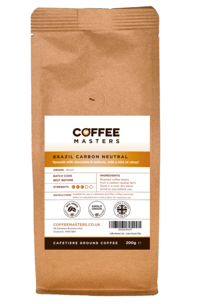 Coffee Masters - Brazil (Carbon Neutral) - Retail Ground Cafetiere