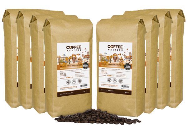 Coffee Masters - Brazil Yellow Bourbon Coffee Beans (8x1kg) photo 1