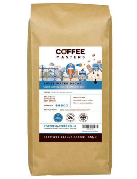 Coffee Masters - Swiss Water Decaf Ground Cafetiere Coffee (1x500g) photo 1