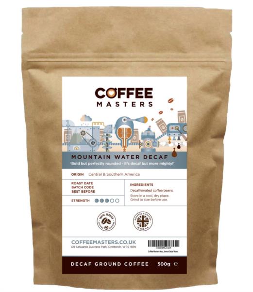 Coffee Masters - Mountain Water Decaf Ground Coffee (12x500g) photo 2