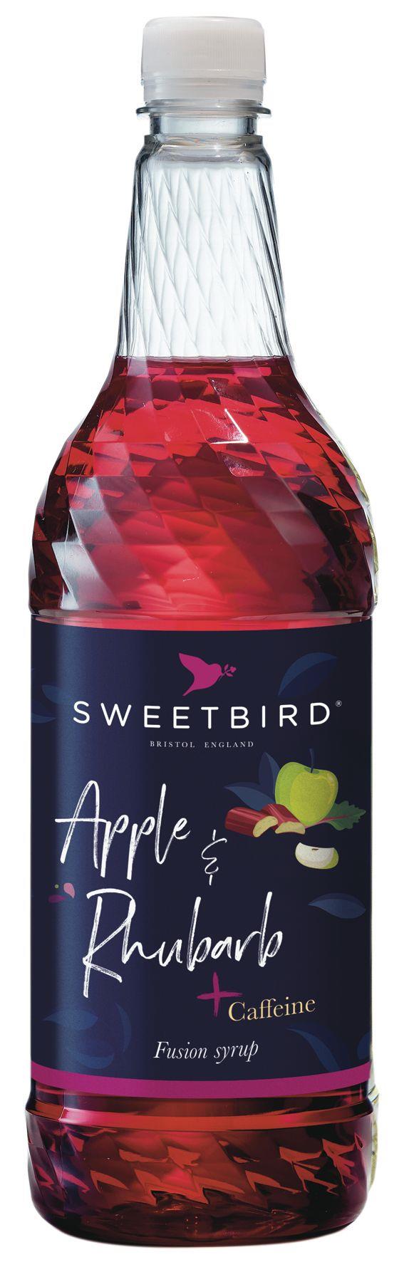 Sweetbird Syrup - Apple and Rhubarb Caffeine