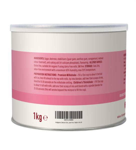 Indulgence Collection Premium Shake Mix - Strawberry 1x1kg photo 2