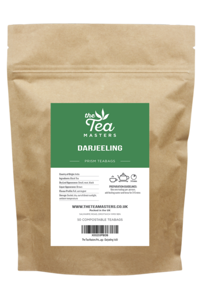 The Tea Masters Prism Teabags - Darjeeling