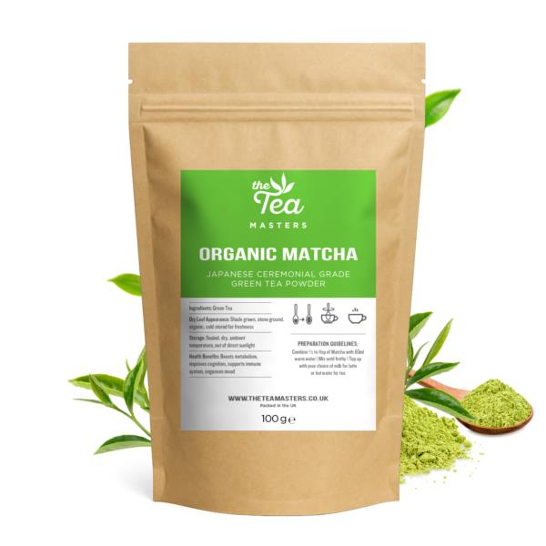Tea Masters Organic Matcha Tea Powder
