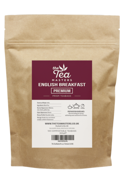 The Tea Masters Prism Teabags - Breakfast Tea - Premium (1x100) photo 1