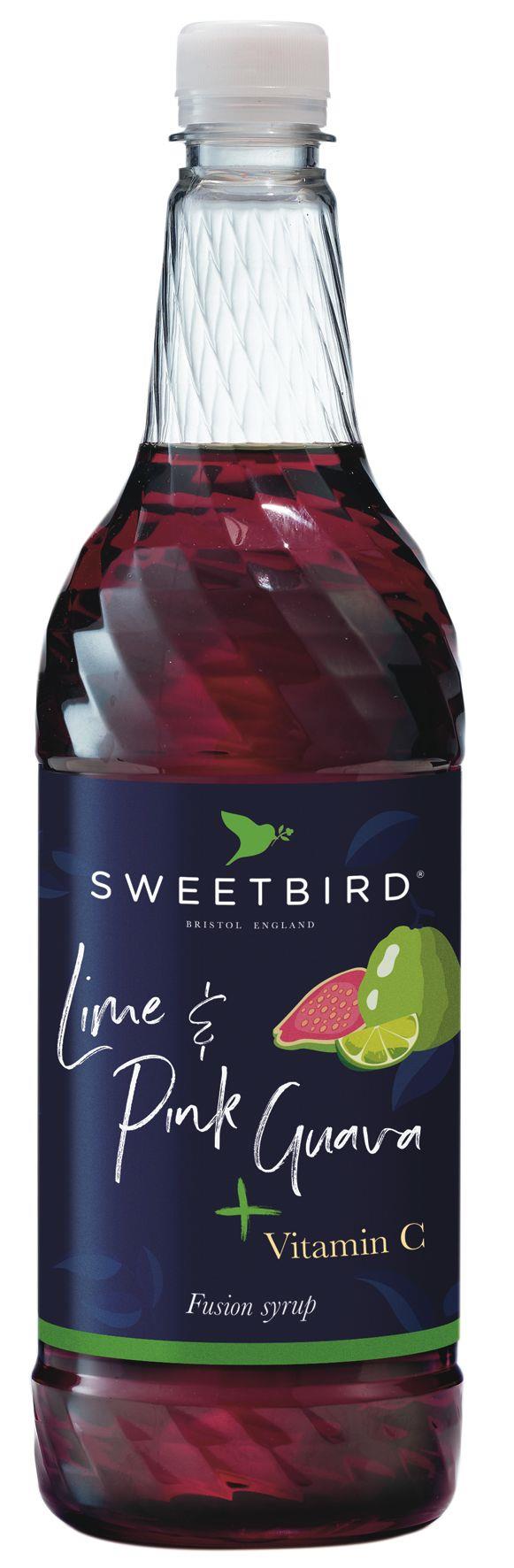 Sweetbird Syrup - Lime and Pink Guava Vitamin C