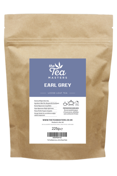 The Tea Masters Loose Leaf Tea - Earl Grey (1x225g)