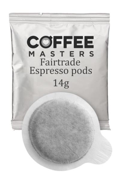 Coffee Masters - Fairtrade Espresso Pods (100x14g)