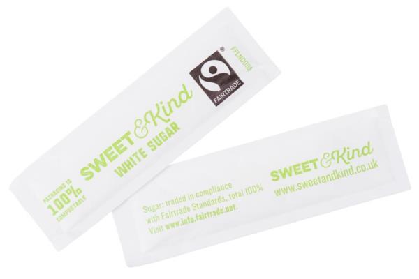 Sweet & Kind Sugar Sachets - White (1X1000)