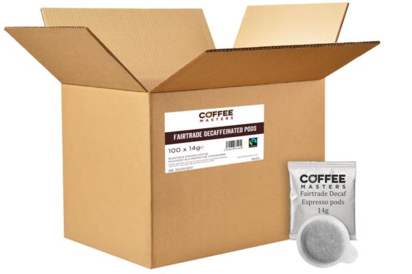 Coffee Masters - Decaf Espresso Pods (Fairtrade) (100x14g) photo 2