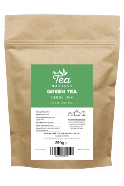 The Tea Masters Loose Leaf Tea - Green Tea - Chun Mee (1x250g)