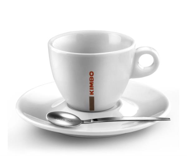 Kimbo Classic Ceramic Cappuccino Cup 170ml/5.5oz & Saucer (1x6) photo 1