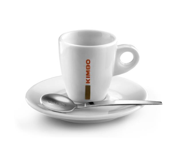 Kimbo Classic Ceramic Espresso Cup (70ml/2.5oz) & Saucer (1x6) photo 1
