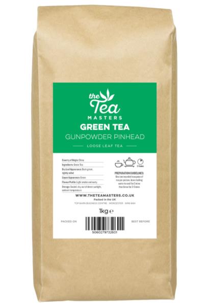 The Tea Masters Loose Leaf Tea - Green Tea - Gunpowder Pinhead (1x1kg) photo 1