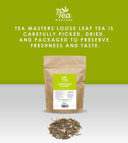 The Tea Masters Loose Leaf Tea - Lemongrass & Ginger (1x200g) photo 5