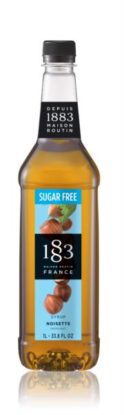 1883 Syrup (Sugar Free) - Hazelnut (1x1L)