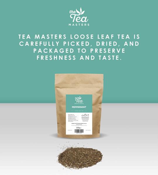 The Tea Masters Loose Leaf Tea - Peppermint (1x225g) photo 7