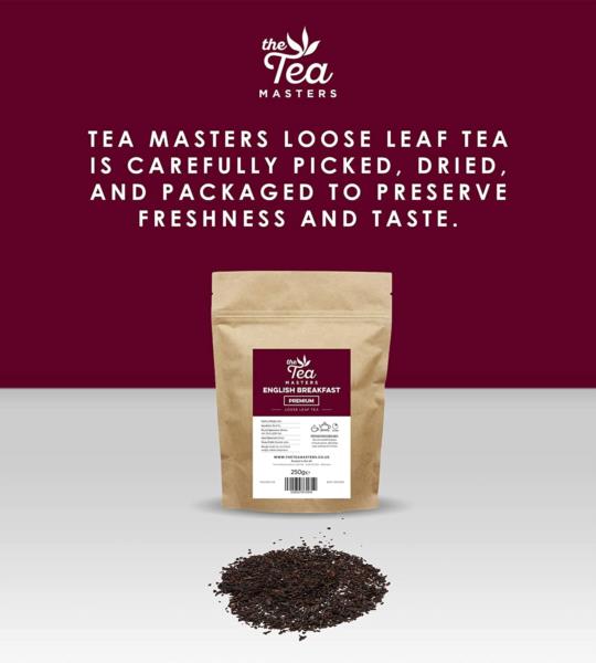 The Tea Masters Loose Leaf Tea - Breakfast Tea - Premium (1x250g) photo 4