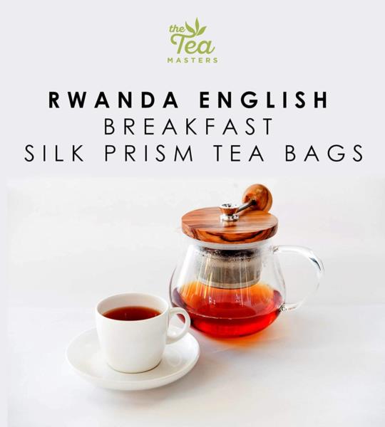 The Tea Masters Prism Teabags - Breakfast Tea - Rwanda (1x100) photo 7