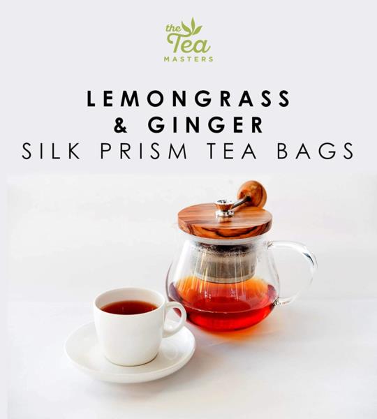 The Tea Masters Prism Teabags - Lemongrass & Ginger (1x50) photo 4