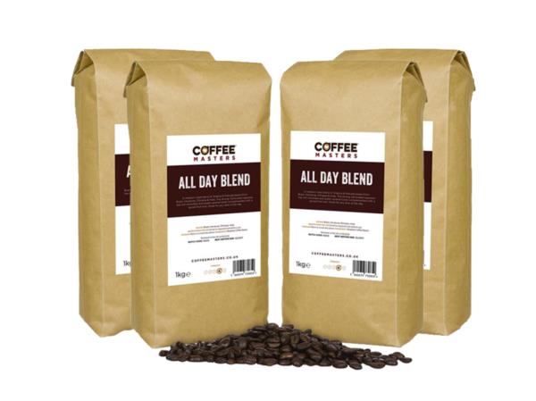 Coffee Masters - All Day Blend Coffee Beans (4x1kg)